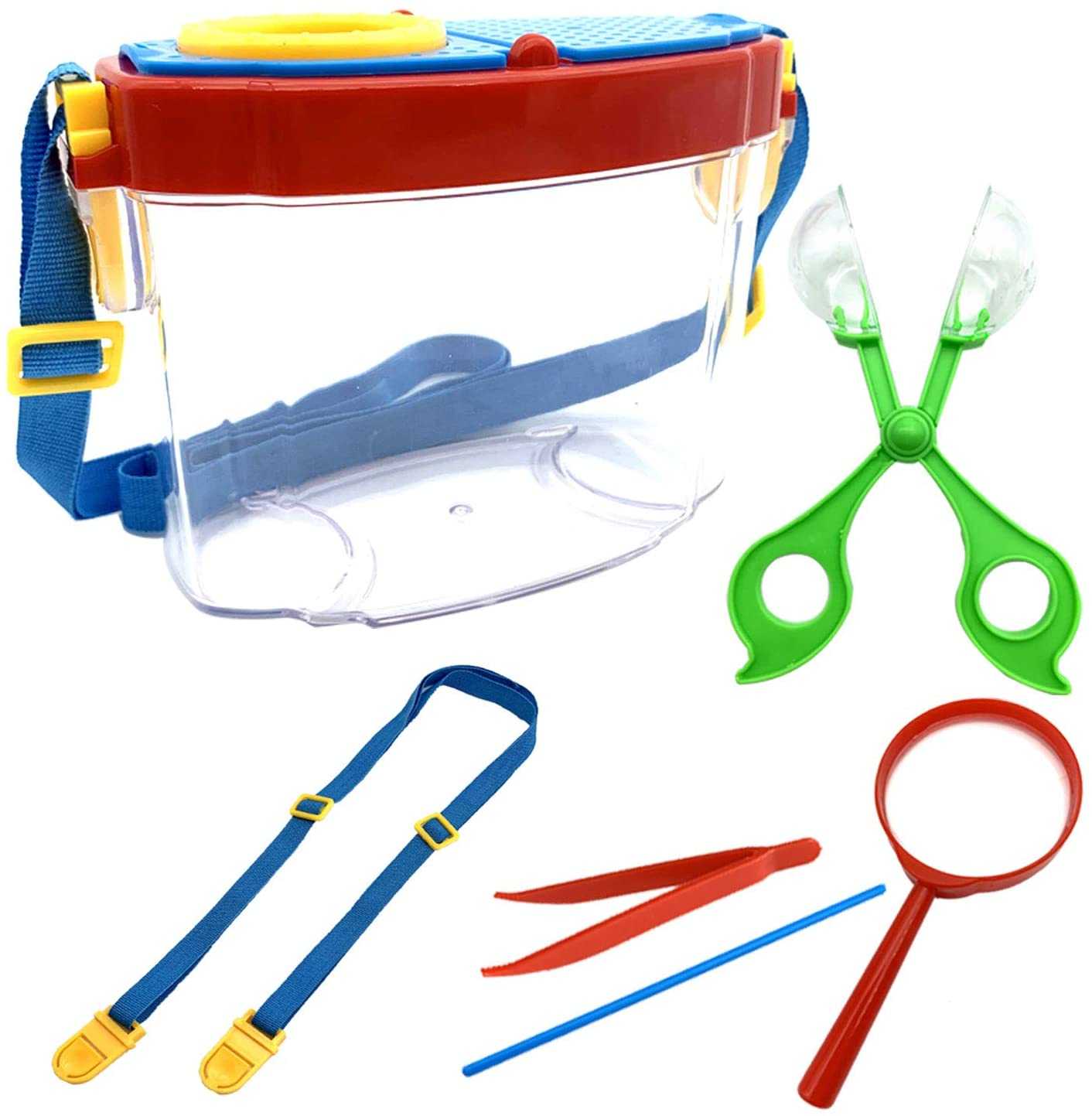 Kids Bug Catcher En Viewer Vergrootglas Met Pincet Voor Outdoor Adventure Wetenschap Camping Wandelen Kits