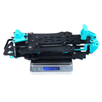 Nouveau drone pliable FPV de 5 pouces avec cadre en fibre de carbone et matériau PC de remplacement pour la prise de vue extérieure et l'utilisation RC V2