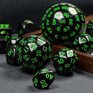 मिनी पैलेंट एक्रिलिक 15 पीसी dr <span class=keywords><strong>dice</strong></span> trepg टेबल गेम थोक एक्रिलिक 100 पक्षों <span class=keywords><strong>D3</strong></span>-D100 डाइस सेट डी एंड डी गेम - Product Image 3