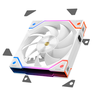 OEM/ODM High Performance 120mm RGB ARGB <strong>Fans</strong> Low Noise 4Pin <strong>Cooling</strong> <strong>Fan</strong> for <strong>Computer</strong> Case Air Heatsink Made Plastic PC Case - Product Image 3