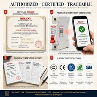 Mini disjoncteur en cuivre 1P 25A, résistant à la poussière et au feu, capacité de coupure 6kA, certifié CCC CE, installation sur rail DIN, vente en gros