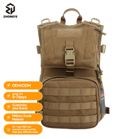 Sac à dos tactique léger en nylon 10L, vente en gros d'usine, sac à dos de voyage en plein air, sac d'hydratation