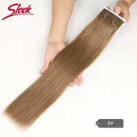 Cheveux brésiliens lisses et soyeux, double trame, naturels Remy, blond miel, couleur plus foncée uniquement 613 6 #   8 #   Lots de tissus tissés