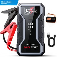 Jump Starter Portabel Bertenaga Motor Mobil Kapasitas Tinggi 6000mAh 12V 1000A Arus Puncak Pengisian Digital Input USB-Type-C