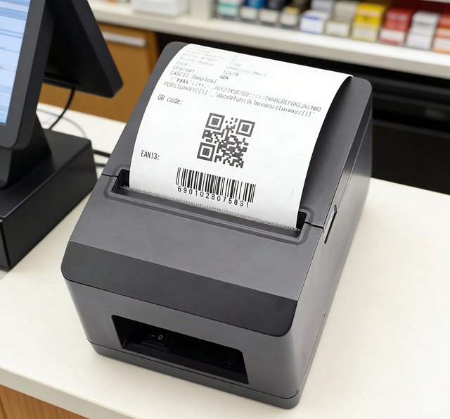 Hot Sales Desktop 80MM Line Thermal Printing Bill Printer USB Thermal Receipt Printer for POS System