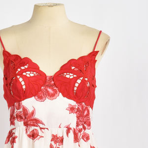 La meilleure qualité de robes longues en forme de cœur robe d'été respirante pour femmes vente populaire - Product Image 4