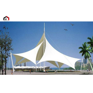 Estructura de Membrana de Gran Vano Prefabricada para Exteriores de Alta Calidad en PVDF/PVC - Product Image 1
