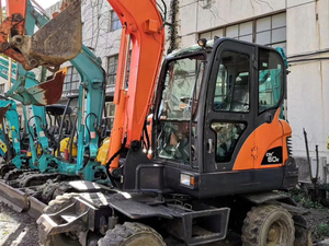 Excavatrice sur pneus DX80W 8 tonnes, <span class=keywords><strong>41</strong></span>,4 kW, godet de 0,32 m³, 35 km/h, pelle mobile - Product Image 4