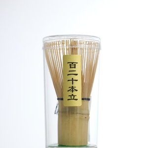 Frusta per Matcha a Centoventi Punte, Chasen in Bambù Artigianale con Setole Super Dense per Cerimonie del Tè di Alta Qualità - Product Image 3