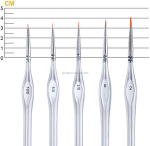Juego de 5 Pinceles Profesionales para Pintura Acrílica, al Óleo y al Agua, con Mango Triangular de Madera, para Artistas, Venta al Por Mayor - Product Image 2