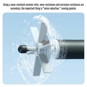Filtre à dos pour aquarium, éliminateur <span class=keywords><strong>de</strong></span> déchets <span class=keywords><strong>de</strong></span> poissons, design visuel, filtration 4 couches, ultra silencieux, en plastique, écrépineur d'<span class=keywords><strong>huile</strong></span> automatique - Product Image 6