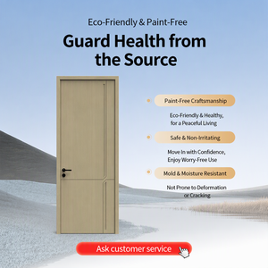 Porte intérieure préfinie en bois avec <span class=keywords><strong>film</strong></span> PVC, commande en gros pour <span class=keywords><strong>les</strong></span> constructeurs de projets résidentiels, vente en gros - Product Image 2