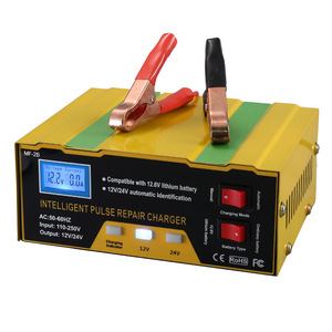 Caricabatterie per <span class=keywords><strong>Auto</strong></span> 12V/24V Intelligente con Riparazione a Impulsi 12W DC per Batterie al Piombo-Acido - Product Image 1