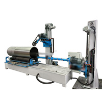 Machine de polissage haute précision pour surfaces intérieures et extérieures de réservoirs d'eau en acier inoxydable, avec moteur, facile à utiliser, vente chaude