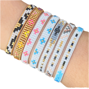 Nueva Pulsera de Joyería Boho con Cuentas Certificadas, Forma Geométrica, Estilo Bohemio, Cuentas Miyuki, Unisex, Regalo de Aniversario - Product Image 1