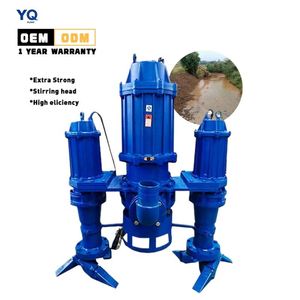 Pompe à boue submersible électrique à haute résistance à l'abrasion, pompe de dragage robuste pour les rejets miniers et le traitement des minerais - Product Image 1