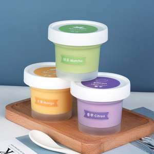 Nouveau 2024 – Mini-coupelles en plastique PP de luxe, givrées, 100 ml, qualité alimentaire, jetables, <span class=keywords><strong>pour</strong></span> <span class=keywords><strong>yaourt</strong></span>, <span class=keywords><strong>crème</strong></span> glacée, gelée et pouding - Product Image 4