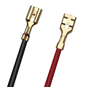 Đầu duy nhất nữ <span class=keywords><strong>Spade</strong></span> uốn thiết bị đầu cuối với cách điện tay áo, <span class=keywords><strong>Red</strong></span> & Đen Nữ <span class=keywords><strong>Spade</strong></span> nhanh chóng Splice Assortment Kit - Product Image 5