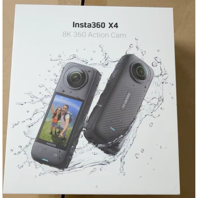 Original for Insta360 X4 Bundle Rugged with Removable Lens Guards, Waterproof 10m, Easy AI-Powered Edit, Longer Battery 135min