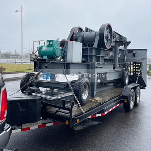 Planta trituradora móvil montada en rueda de alto rendimiento 100TPH para piedra - Product Image 5