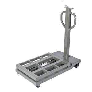 Báscula Electrónica Industrial de Alta Resistencia Veidt, Plataforma TCS con Ruedas Sin Indicador TCS-6, Alta Resistencia Industrial - Product Image 1