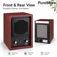 Purificateur d'air portable à ionisation O3 et UV, effet bois, pour chambre, bureau et usage domestique – Fournisseur de purificateurs d'air domestiques