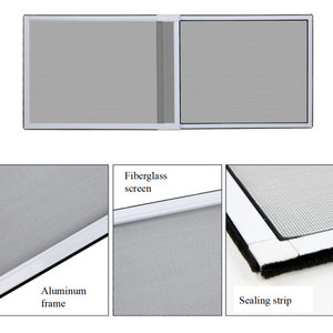 Wholesale <strong>High</strong> <strong>Quality</strong> Aluminum Frame+Fiberglass Mosquito <strong>Net</strong> Retractable Fly <strong>Window</strong> Screens Adjustable <strong>Window</strong> Screen - Product Image 5
