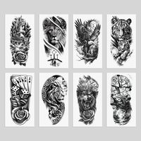 Achetez des tatouages temporaires personnalisés non toxiques pour hommes et femmes, imprimés par transfert d'eau