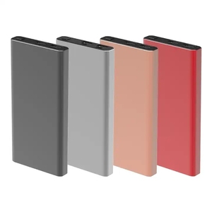 Portable Support Custom Logo Mini Power Bank 10000mah Mobile Charger PowerBank Promotional Gift USB a TYPE C Port Chargers