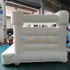 บ้านลมสีขาวสำหรับงานแต่งงานกลางแจ้ง เหมาะสำหรับเด็กๆ กระโดดเล่นในงานปาร์ตี้และงานอีเว้นท์ต่างๆ - Product Image 3