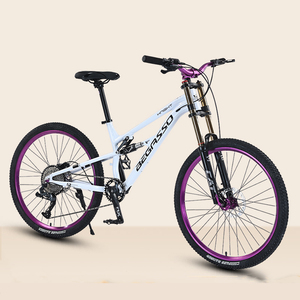 Bicicleta de Montaña de Aluminio de 27.5''/26'' con Frenos de Disco, 8/11 Velocidades, Suspensión Trasera, para Adultos, Hombres, con Absorción de Impactos, Máximo 200 kg - Product Image 4