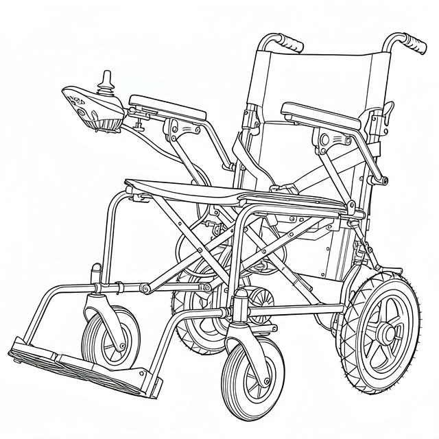 Luxury Travel Power Foldable Lightweight Lithium Battery Folding Steel Walker Electric Wheelchair for Elderly