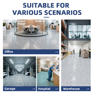 Solusi Pelapis Lantai Efek Marmer 100% <span class=keywords><strong>Solid</strong></span> dan Tahan Lama dari Pabrik ZT dengan Pelapis Lantai Epoxy Berpasir Berwarna Anti Selip - Product Image 3