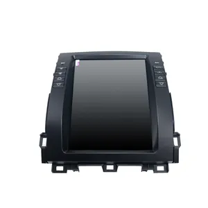 Pemutar Multimedia Mobil Navigasi GPS Mobil 10.4 Inci, Pemutar Radio Mobil untuk Toyota Prado 2002-2009