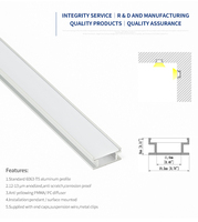 Profilé en aluminium étanche pour extérieur, série 6000, lumière linéaire incurvée à encastrer au sol, lumière linéaire souterraine