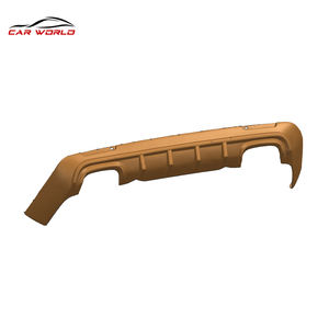 Nouveau diffuseur de pare-chocs arrière en plastique noir mat style V1 avec découpes pour crochet de remorquage pour Dodge <span class=keywords><strong>Challenger</strong></span> 15-23 – Ventes flash usine - Product Image 4