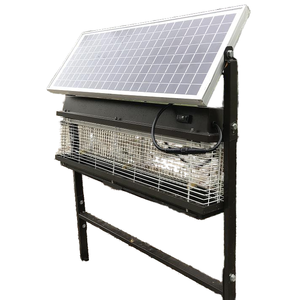 Al aire libre con energía solar ahorro de energía LED UV Insect Killer lámpara 365nm 395nm jardín eliminador de insectos voladores Bug Zappers Mosquitos - Product Image 1