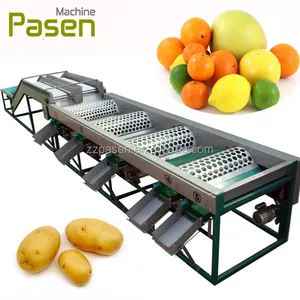 Máquina de classificação para frutas, máquina classificadora para venda de pêssego