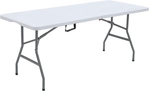 <span class=keywords><strong>Table</strong></span> pliante moderne en plastique pour la vie en plein air, le camping et l'intérieur Plastique durable avec capacité de charge Design élégant - Product Image 2