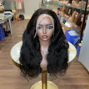 Perruque personnalisée avec dentelle transparente 13*4 SDD 4+1 Perruque de haute qualité Cheveux de couleur naturelle 30 pouces Vague corporelle - Product Image 1