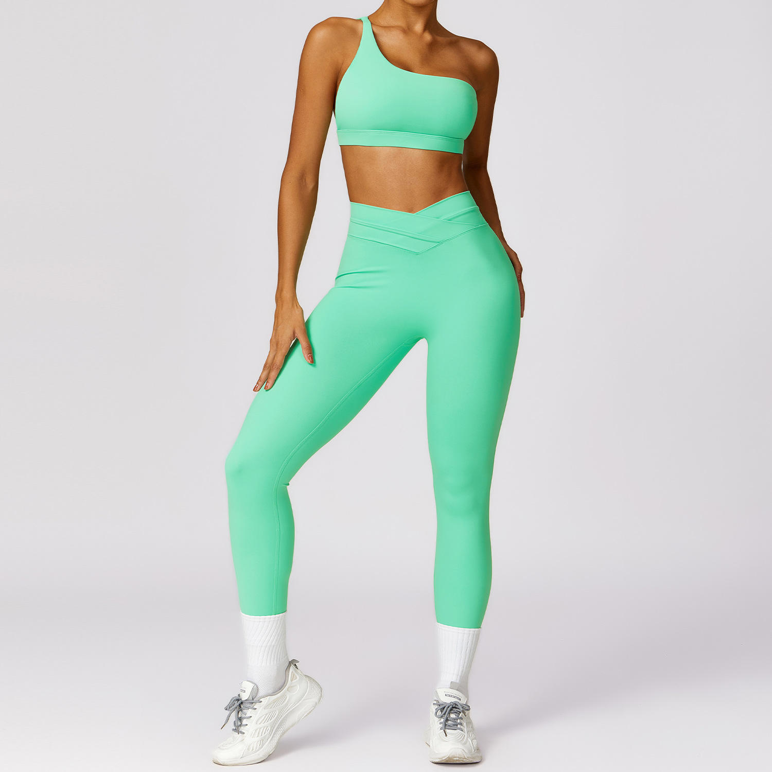 bra and pants green