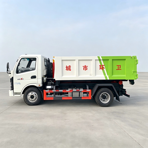 รถบรรทุกเก็บขยะแบบตะขอเกี่ยว Forland Aochi V5 ประสิทธิภาพสูง ขนาด 8 ลูกบาศก์เมตร พร้อมถังขยะสำหรับงานก่อสร้าง  ขาย - Product Image 2