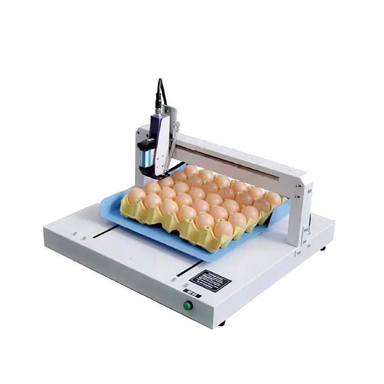 Alta qualidade automática Inkjet Printer Egg Date Machines para pequena placa cheia