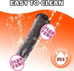 Огромный пенис силиконовый фаллоимитатор реалистичный Фэнтезийный петух с большим узлом Монстр фаллоимитатор с сильным всасыванием инопланетный петух секс-игрушка - Product Image 4