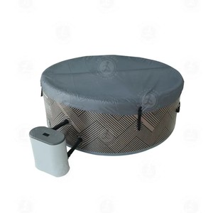 Bain à remous gonflable <span class=keywords><strong>rond</strong></span> de qualité supérieure avec contrôle de température | <span class=keywords><strong>Spa</strong></span> extérieur pour 2 à 4 personnes avec jets à bulles - Product Image 2
