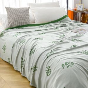 <span class=keywords><strong>Couverture</strong></span> d'été rafraîchissante en bambou, très respirante et au toucher soyeux, en promotion - Product Image 2