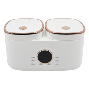 Cuenco doble inteligente, 800w, 2l, doble olla, automático, pequeño, multifunción, digital, mini <span class=keywords><strong>arrocera</strong></span> eléctrica - Product Image 1
