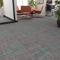 Karpet Grosir Seri XingGuang S, Karpet Kantor Komersial PP, Ubin Karpet PVC, Ubin Karpet Persegi Panjang 25x100, Sederhana dan Tahan Lama