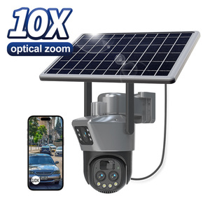 <b>Solar</b> Powered Outdoor CCTV <b>Camera</b> 10X Zoom Night Vision Pan Tilt Home <b>Security</b> Surveillance Device - Product Image 2