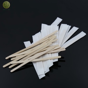 Palitos Agitadores de Café de Bambú Desechables Envueltos Individualmente, Forma Cuadrada Clásica, Portátiles para Uso en el Hogar, Cocina, Cafetería y Bebidas - Product Image 6